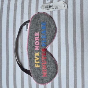 Five More Minutes Please Sleep Mask From Old Navy! NWT!